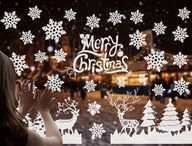 White Christmas Stickers Snowflakes Winter
