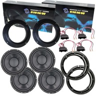 4 BASOVÉ VÝKONNÉ REPRODUKTORY VW Golf V Jetta Škoda Octavia II predné + zadné rozpery 4 BASOVÉ VÝKONNÉ REPRODUKTORY VW Golf V Jetta Škoda Octavia II predné + zadné rozpery