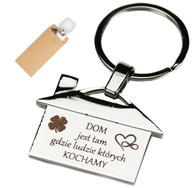 GRAVENÁ kľúčenka domček DARČEK ku kľúčom DARČEK domček GRAVENÁ kľúčenka domček DARČEK ku kľúčom DARČEK domček