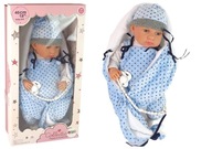 Modrá deka na cumlík pre bábiku Baby Bábika 46 cm