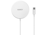 Aukey 2000 mA 15W indukčná nabíjačka biela