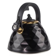 Rýchlovarná kanvica Whistle Steel Black 3L EliteHoff Rýchlovarná kanvica Whistle Steel Black 3L EliteHoff