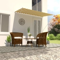 ROLOVACIA MARKÍZA 250 X 150CM ŽLTÁ A BIELA ROLOVACIA MARKÍZA 250 X 150CM ŽLTÁ A BIELA