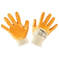 Pracovné rukavice, bavlnené, čiastočne nitridované