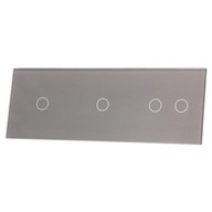 SKLENENÁ TABUĽKA 1+1+2 (3 PLECHY) - STRIEBORNÁ LIVOLO SKLENENÁ TABUĽKA 1+1+2 (3 PLECHY) - STRIEBORNÁ LIVOLO