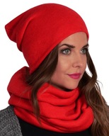 Dámsky set čiapky s trubicou Red K6 Dámsky set čiapky s trubicou Red K6