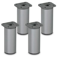 4x NÁBYTKOVÁ NOHA SIVÁ NOHA POD SKRIŇKU S ÚPRAVOU H10CM 20% LACNEJŠIE 4x NÁBYTKOVÁ NOHA SIVÁ NOHA POD SKRIŇKU S ÚPRAVOU H10CM 20% LACNEJŠIE