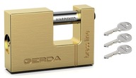 GERDA VISIACI ZÁMOK, MOSADZNÝ BLOK, BRASS LINE T90 GERDA VISIACI ZÁMOK, MOSADZNÝ BLOK, BRASS LINE T90