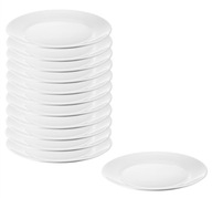 IKEA OFTAST Jedálenský tanier biely, 25 cm 12 ks