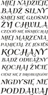 Nálepka na stenu s nápisom - Have hope - 115 Nálepka na stenu s nápisom - Have hope - 115