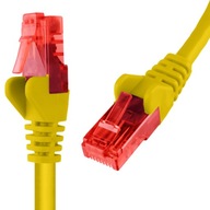 Prepojovací kábel RJ45 CAT 6 U/UTP AWG24, žltý, 20 m Prepojovací kábel RJ45 CAT 6 U/UTP AWG24, žltý, 20 m