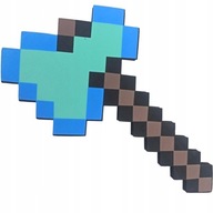 Sekera s mečom z hry PIXEL, penový diamant, 41 cm