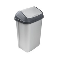 Swantje Keeper 25L strieborný výklopný odpadkový kôš Swantje Keeper 25L strieborný výklopný odpadkový kôš