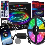 LED PÁS VODEODOLNÉ LED 5M FAREBNÝ PÁS NA DIAĽKOVÉ OVLÁDANIE BLUETOOTH APLIKÁCIA RGB LED PÁS VODEODOLNÉ LED 5M FAREBNÝ PÁS NA DIAĽKOVÉ OVLÁDANIE BLUETOOTH APLIKÁCIA RGB