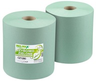 Zelená utierka z recyklovaného papiera 280m x2