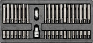 YATO YT-5538 Vložka do zásuvky so 40 skrutkovacími hrotmi YATO YT-5538 Vložka do zásuvky so 40 skrutkovacími hrotmi