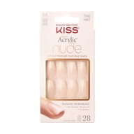 KISS Salon Umelé nechty Akryl French Nude Leilani M 28ks