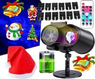 VIANOČNÝ LED PROJEKTOR 2V1 12 SLIZOV IP65 DIAĽKOVÉ OVLÁDANIE VIANOČNÝ LED PROJEKTOR 2V1 12 SLIZOV IP65 DIAĽKOVÉ OVLÁDANIE
