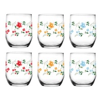 NÍZKE NÁPOJE SET SADA 6 ks 250ml UNIVERZÁL