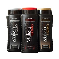Malizia sada talianskej kozmetiky 3x gél 2v1 MUSK GOLD SILVER 250 ml Malizia sada talianskej kozmetiky 3x gél 2v1 MUSK GOLD SILVER 250 ml
