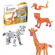 AFRICKÉ ZVIERATÁ PENOVÉ BLOKY PUZZZLE 350 EL AFRICKÉ ZVIERATÁ PENOVÉ BLOKY PUZZZLE 350 EL