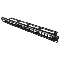Patchpanel 24 prázdnych portov 19