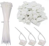 100x SAMOLEPIACI DRŽIAK KÁBLOV + ÚVAZKY 30x30 100x SAMOLEPIACI DRŽIAK KÁBLOV + ÚVAZKY 30x30