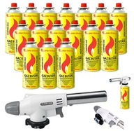 Keramický PLYNOVÝ HORÁK sada PLYN + NÁBOJE x16 Keramický PLYNOVÝ HORÁK sada PLYN + NÁBOJE x16