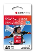 PAMÄŤOVÁ KARTA AGFA SD SDHC 16GB CLASS 10 80MB/s PAMÄŤOVÁ KARTA AGFA SD SDHC 16GB CLASS 10 80MB/s