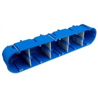Hlboký sadrokartónový box 5-gangový Fi 60 P5x60D SIMET Hlboký sadrokartónový box 5-gangový Fi 60 P5x60D SIMET
