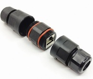 Hermetický SPOJOVACÍ KONEKTOR 2x RJ45 LAN IP68 CAT.6 vodotesný káblový konektor Hermetický SPOJOVACÍ KONEKTOR 2x RJ45 LAN IP68 CAT.6 vodotesný káblový konektor