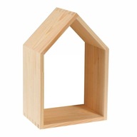 Drevený domček - prázdny, 15 x 13,3 x 25 cm
