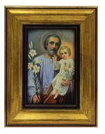SVÄTÝ JOZEF S JEŽIŠKOM OBRAZOM NA STENE 19X24CM SVÄTÝ JOZEF S JEŽIŠKOM OBRAZOM NA STENE 19X24CM