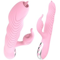 Ružový vibrátor Arlene Bunny na USB - profesionálny - séria Boss Ružový vibrátor Arlene Bunny na USB - profesionálny - séria Boss