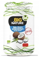 Big Nature Extra panenský kokosový olej, nerafinovaný, za studena lisovaný, bio 900 ml Big Nature Extra panenský kokosový olej, nerafinovaný, za studena lisovaný, bio 900 ml