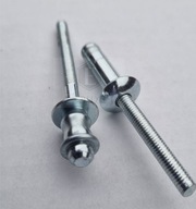 Oceľové montážne nity 6,4x14, rozsah od 6,5 do 9 mm Oceľové montážne nity 6,4x14, rozsah od 6,5 do 9 mm