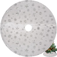 Vianočný stromček Koberec s kožušinou Vzory koberec 120 cm okrúhla darčeková dekorácia