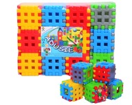 Stavebné bloky ADUSIE WAFLE 72 ks. ČLENOK Stavebné bloky ADUSIE WAFLE 72 ks. ČLENOK