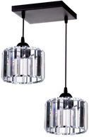 Sklenené stropné závesné svietidlo, LED stropný luster Sklenené stropné závesné svietidlo, LED stropný luster