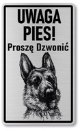 Znak psa Pozor - nemecký ovčiak Znak psa Pozor - nemecký ovčiak