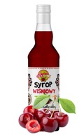 Čerešňový sirup 500 ml 100% PRÍRODNÝ Čerešňový sirup 500 ml 100% PRÍRODNÝ