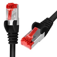 RJ45 LAN kábel CAT 6 S/FTP AWG27 LSZH čierny 15m RJ45 LAN kábel CAT 6 S/FTP AWG27 LSZH čierny 15m