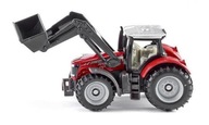 Siku, model Massey Ferguson traktor s čelným nakladačom