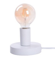 Minimalistická biela loft stolná lampa Minimalistická biela loft stolná lampa