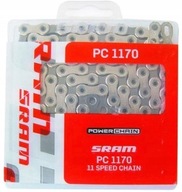11-rýchlostná reťaz SRAM PC-1170 + Klip 120 odkazov 11-rýchlostná reťaz SRAM PC-1170 + Klip 120 odkazov