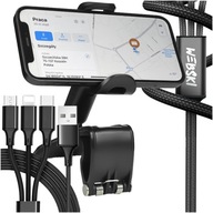DRŽIAK NA DRŽIAK AUTOTELEFÓNU + KÁBEL 3V1 DRŽIAK NA DRŽIAK AUTOTELEFÓNU + KÁBEL 3V1