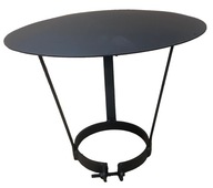 Komínový uzáver čierny 2mm 180mm Komínový uzáver čierny 2mm 180mm