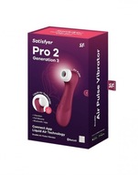SATISFYER sací masážny prístroj na klitoris APP-Pro2 červený SATISFYER sací masážny prístroj na klitoris APP-Pro2 červený