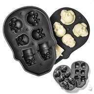 FORMY NA ĽAD A ČOKOLÁDU Forma na kocky LEBKY FORMY NA ĽAD A ČOKOLÁDU Forma na kocky LEBKY