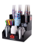Organizér na poháre a slamky na granita slushy Organizér na poháre a slamky na granita slushy